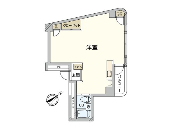 東カングランドマンション池袋キャッスル 間取図(平面図)