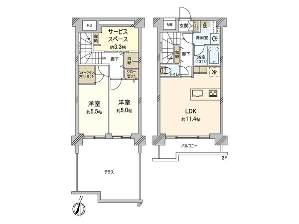 アトリオヴィラ池袋 間取図(平面図) アトリオヴィラ池袋 間取図(平面図)