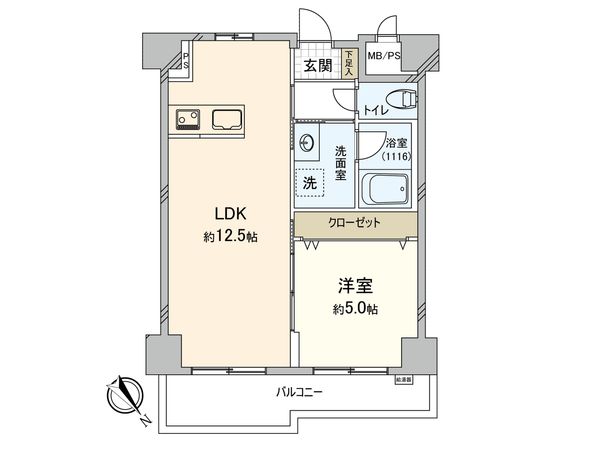 朝日動坂マンション 間取図(平面図)