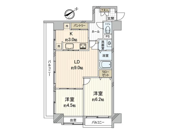 コスモ上池袋 間取図(平面図) コスモ上池袋 間取図(平面図)