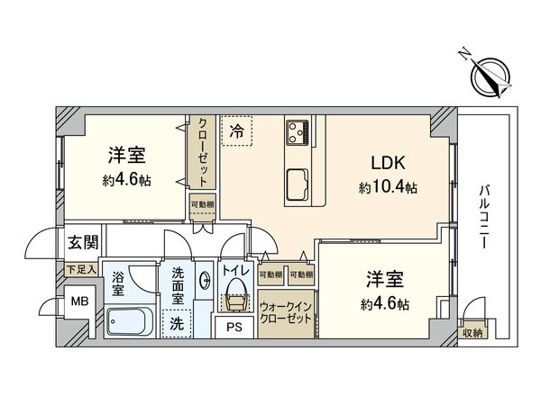 東建池袋要町マンション 間取図(平面図) 東建池袋要町マンション 間取図(平面図)
