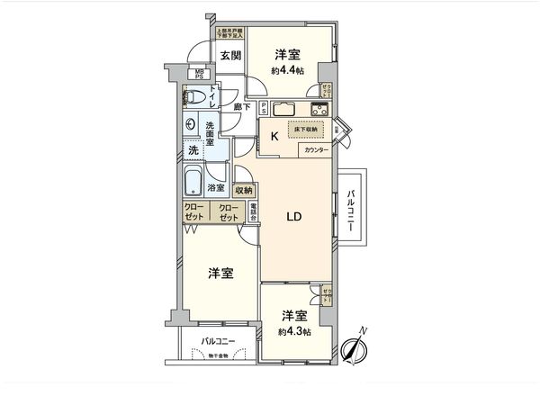 パーク・ノヴァ池袋要町 間取図(平面図) パーク・ノヴァ池袋要町 間取図(平面図)