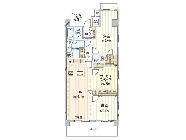 TOKYOシティトリエ 間取図(平面図) TOKYOシティトリエ 間取図(平面図)
