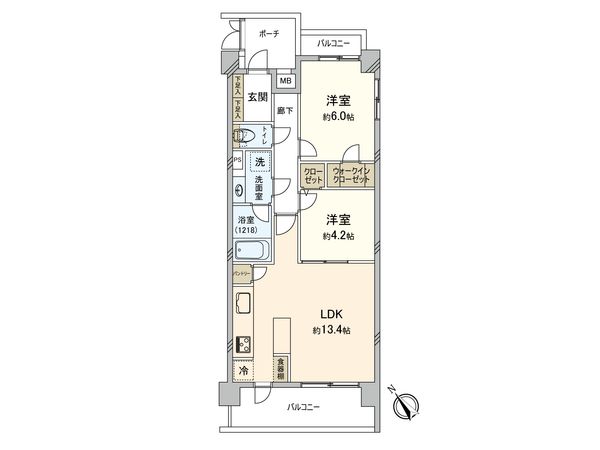 ユニーブル南池袋 間取図(平面図)