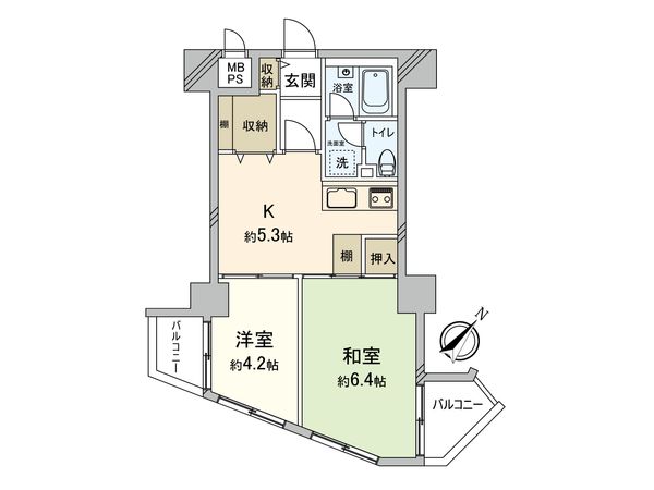 ハイネス第2巣鴨 間取図(平面図) ハイネス第2巣鴨 間取図(平面図)