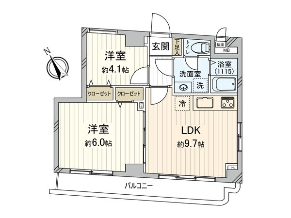 ガラステージ新大塚 間取図(平面図) ガラステージ新大塚 間取図(平面図)
