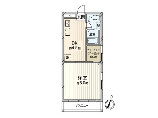 目白コーポ 間取図(平面図) 間取図(平面図)