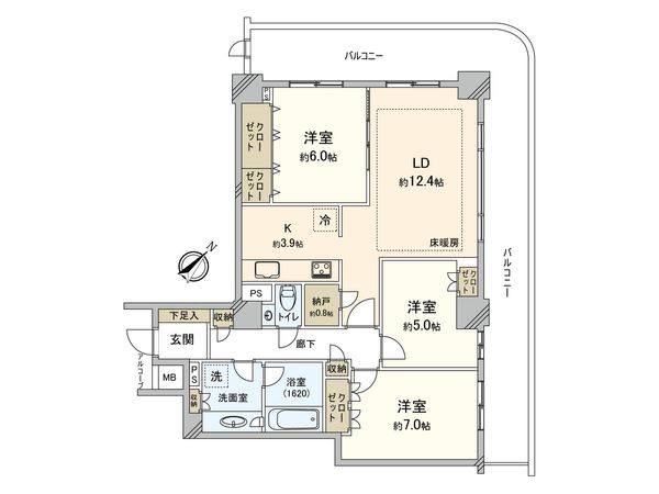 ステーションフロントタワー 間取図(平面図) ステーションフロントタワー 間取図(平面図)