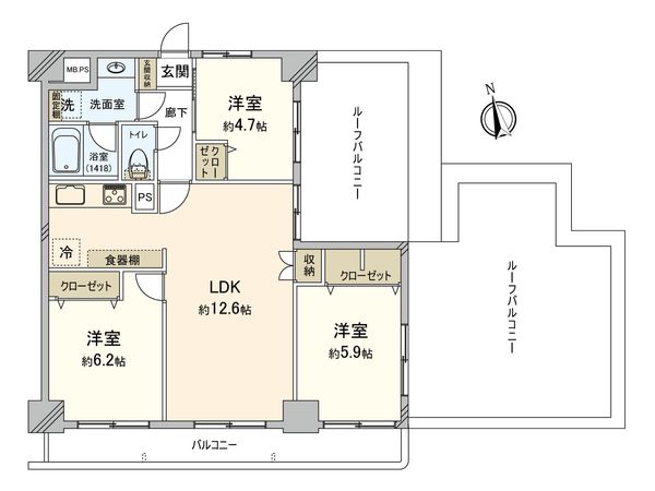 間取図(平面図)