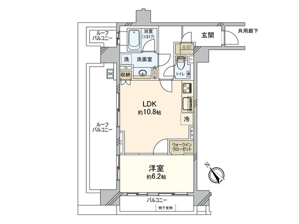 ピアース渋谷本町レジデンス 間取図(平面図)