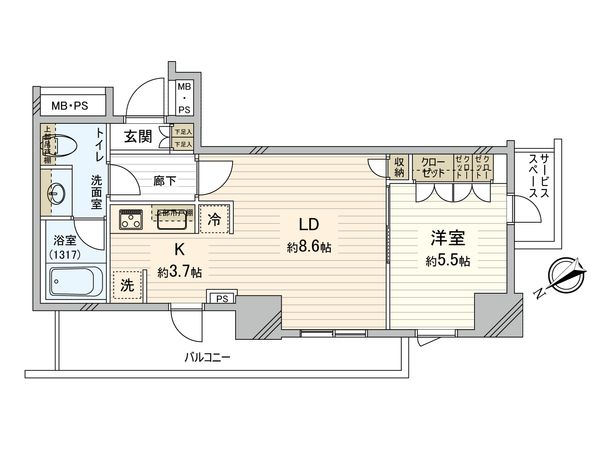パークタワー池袋イーストプレイス 間取図(平面図) パークタワー池袋イーストプレイス 間取図(平面図)
