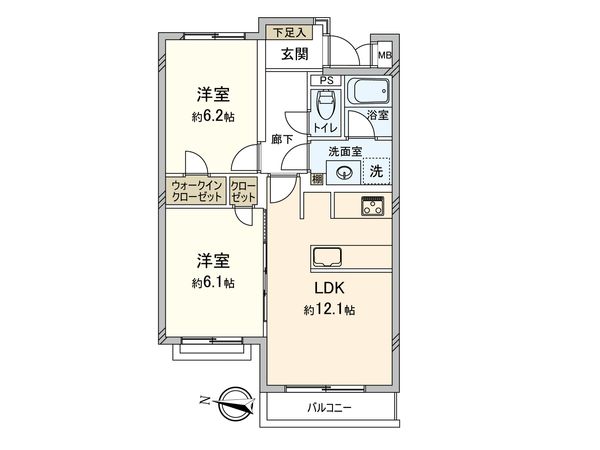ロイヤルプラザ目白 間取図(平面図)