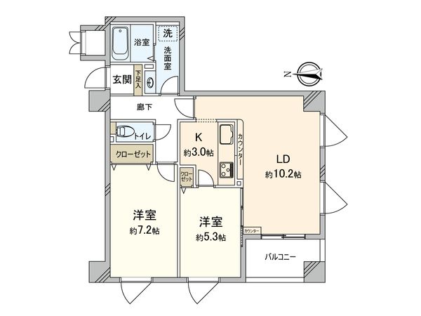 ユニーブル池袋リ・ノヴァス 間取図(平面図)