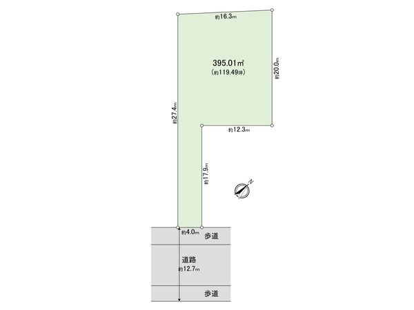 巣鴨1丁目土地 区画図