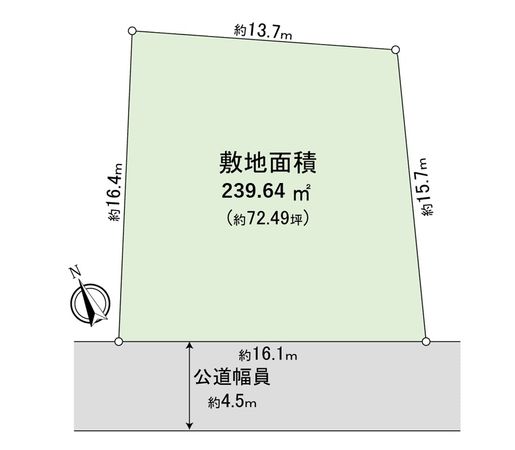 豊島区駒込3丁目土地 区画図 豊島区駒込3丁目土地 区画図