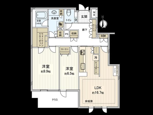 パレロワイヤル本駒込曙町 間取図(平面図) パレロワイヤル本駒込曙町 間取図(平面図)