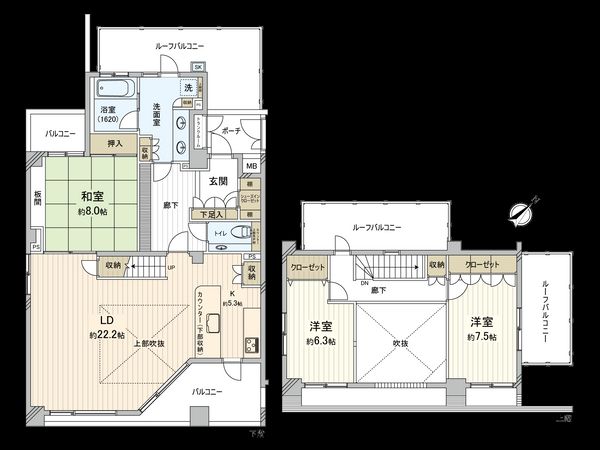 アデニウム文京本駒込 間取図(平面図)
