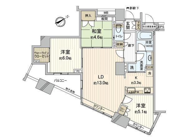 間取図(平面図)