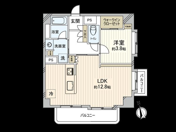 妙義坂マンション 間取図(平面図) 妙義坂マンション 間取図(平面図)