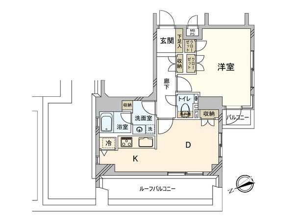 藤和シティコープ田端 間取図(平面図) 藤和シティコープ田端 間取図(平面図)