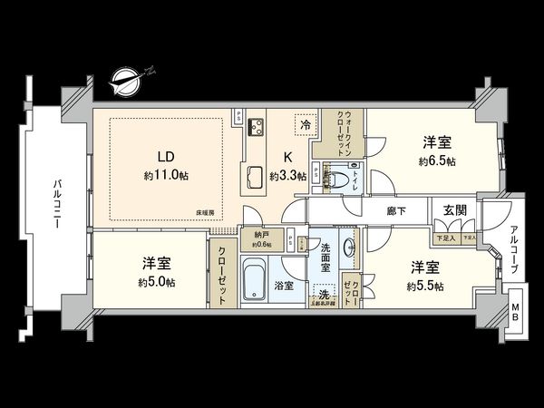 間取図(平面図)
