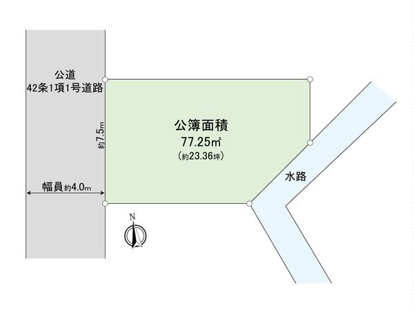 西台2丁目土 区画図