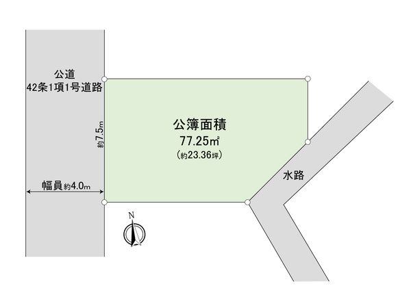西台2丁目土 区画図 西台2丁目土 区画図