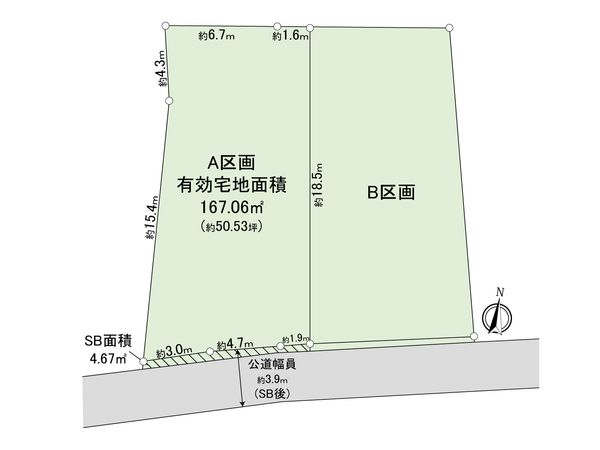 東京都板橋区西台1丁目 区画図 区画図