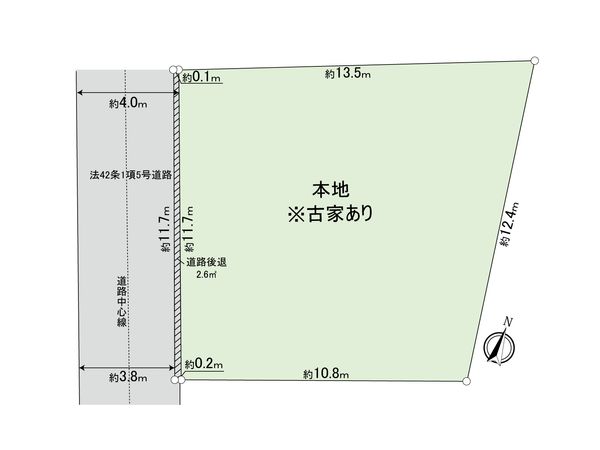 板橋区志村2丁目 土地 区画図