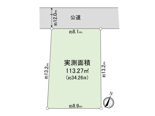 板橋区高島平5丁目 土地 区画図 板橋区高島平5丁目 土地 区画図