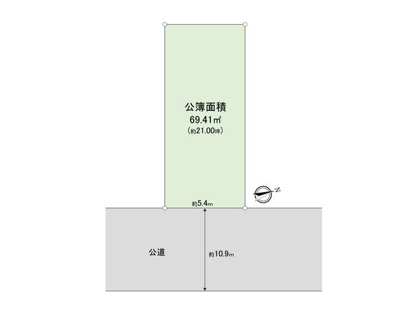 板橋区常盤台3丁目 土地 区画図 板橋区常盤台3丁目 土地 区画図