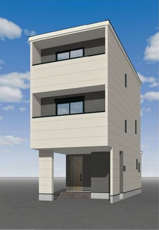 板橋区常盤台三丁目 新築戸建 外観