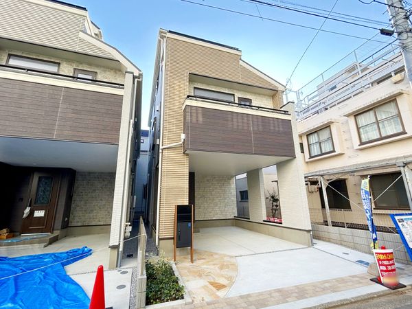 板橋区蓮沼町 新築戸建1号棟 外観 板橋区蓮沼町 新築戸建1号棟 外観