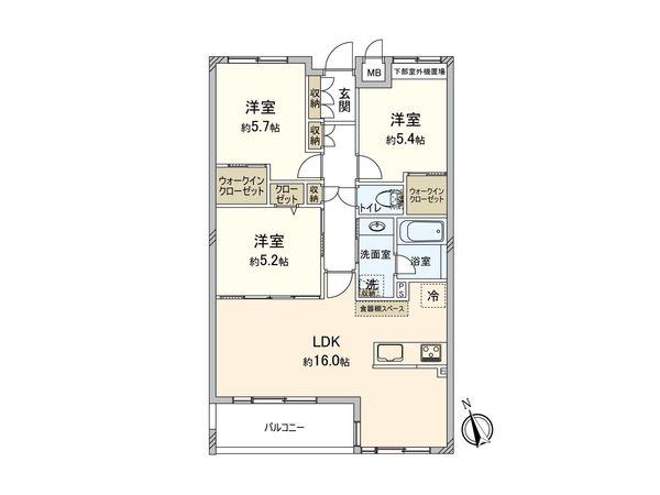 アルブル高島平 間取図(平面図) 間取図(平面図)
