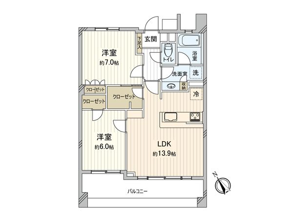 レクセルガーデン志村坂上 間取図(平面図) レクセルガーデン志村坂上 間取図(平面図)