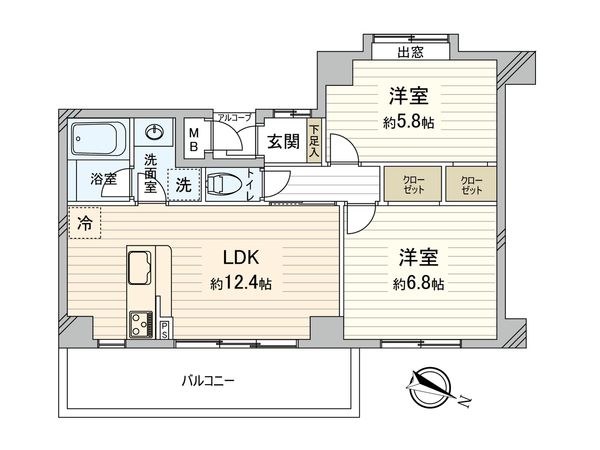 ナイスアーバン志村坂上 間取図(平面図) ナイスアーバン志村坂上 間取図(平面図)