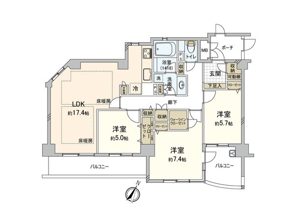 間取図(平面図)