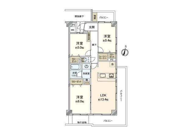 メゾン小豆沢公園 間取図(平面図) メゾン小豆沢公園 間取図(平面図)