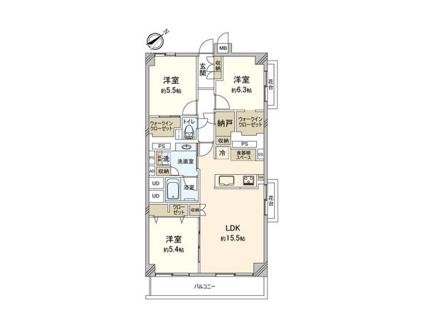 志村城山公園ハイデンス 間取図(平面図) 志村城山公園ハイデンス 間取図(平面図)