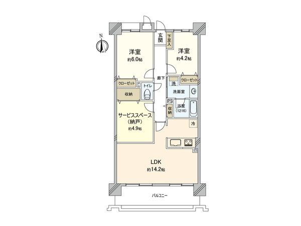 ダイアパレスグランデ西台 間取図(平面図) ダイアパレスグランデ西台 間取図(平面図)
