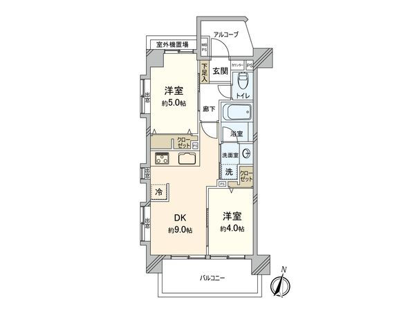 グローベル志村坂上プライムシティ 間取図(平面図) 間取図(平面図)