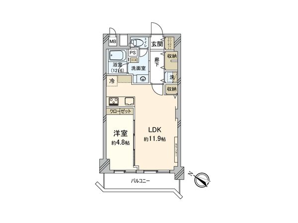 ライオンズマンション蓮沼 間取図(平面図) 間取図(平面図)
