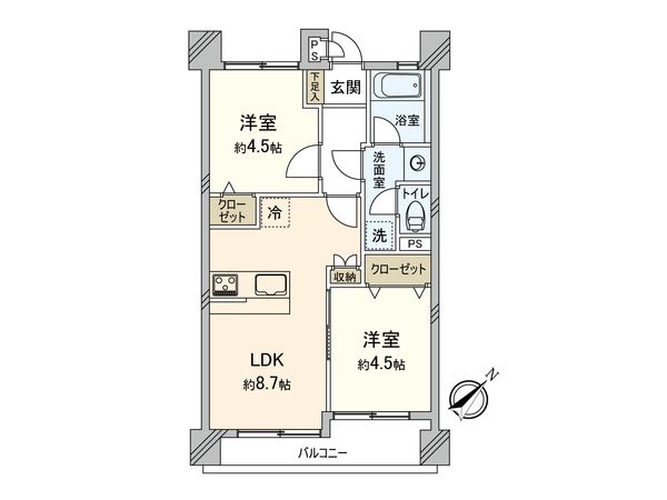 メゾン太陽 間取図(平面図) メゾン太陽 間取図(平面図)