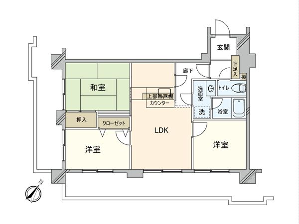 パシフィック小豆沢 間取図(平面図) パシフィック小豆沢 間取図(平面図)