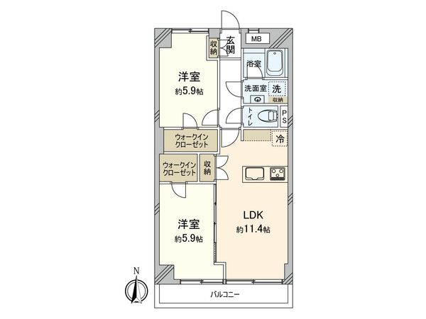 高島平第一住宅 1号棟 間取図(平面図)