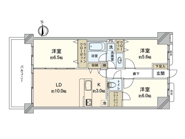 ファミール西台 間取図(平面図) ファミール西台 間取図(平面図)