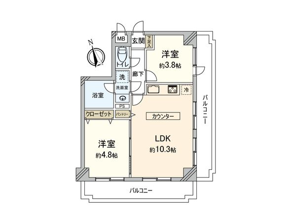 アドリーム高島平 間取図(平面図) 間取図(平面図)