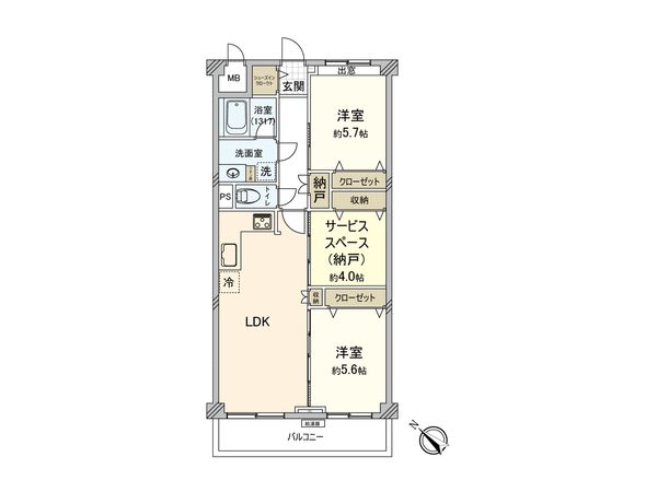 シャンボール志村坂上 間取図(平面図) 間取図(平面図)