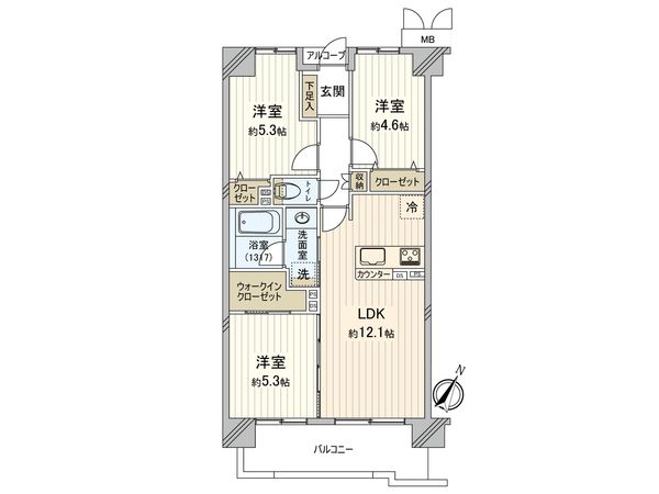 パークハイツ小豆沢 間取図(平面図) 間取図(平面図)