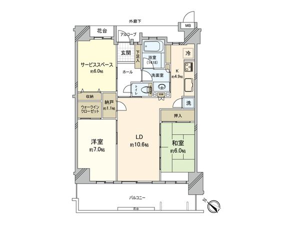 間取図(平面図)